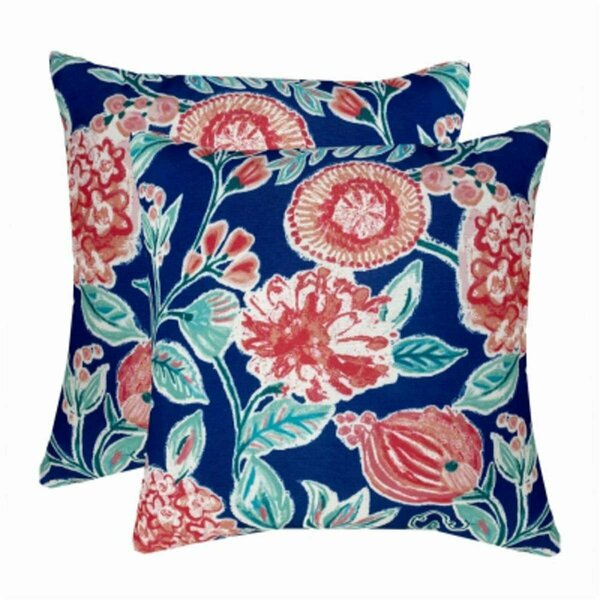 Configuracion Blue Floral Toss Pillow, 12PK CO3236914